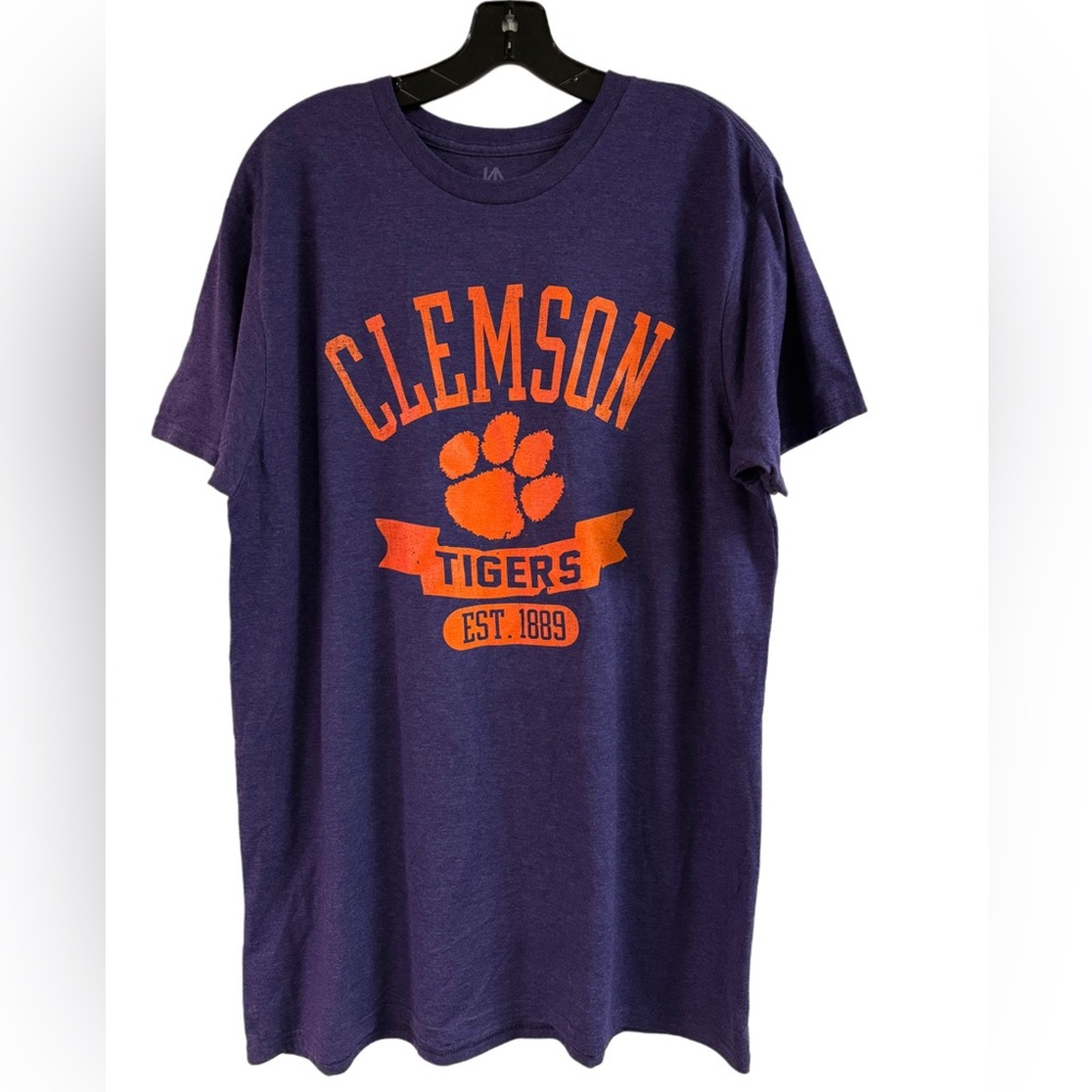 Clemson Tigers Purple & Orange T-Shirt Size XL